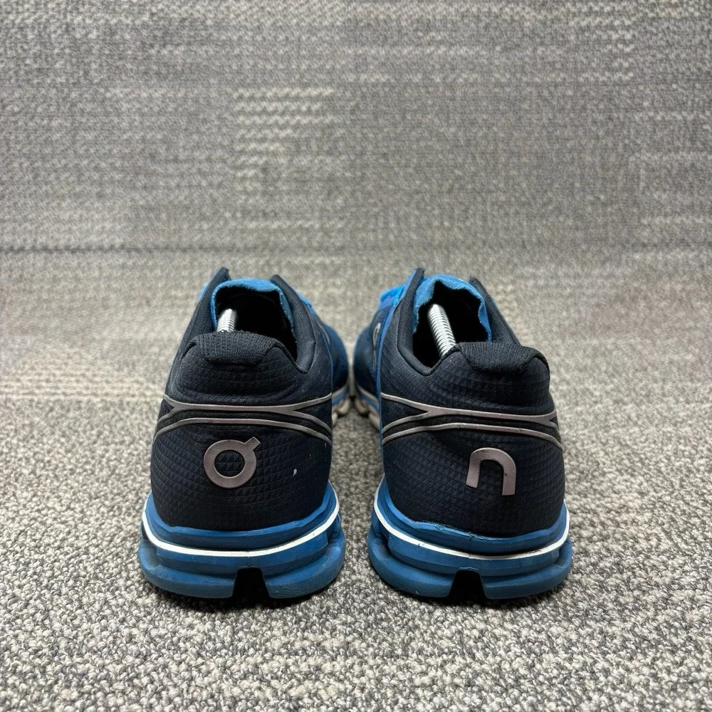 On Cloudflow Men's Size 11 Blue Black Running Comfort Shoes Swiss Engineering